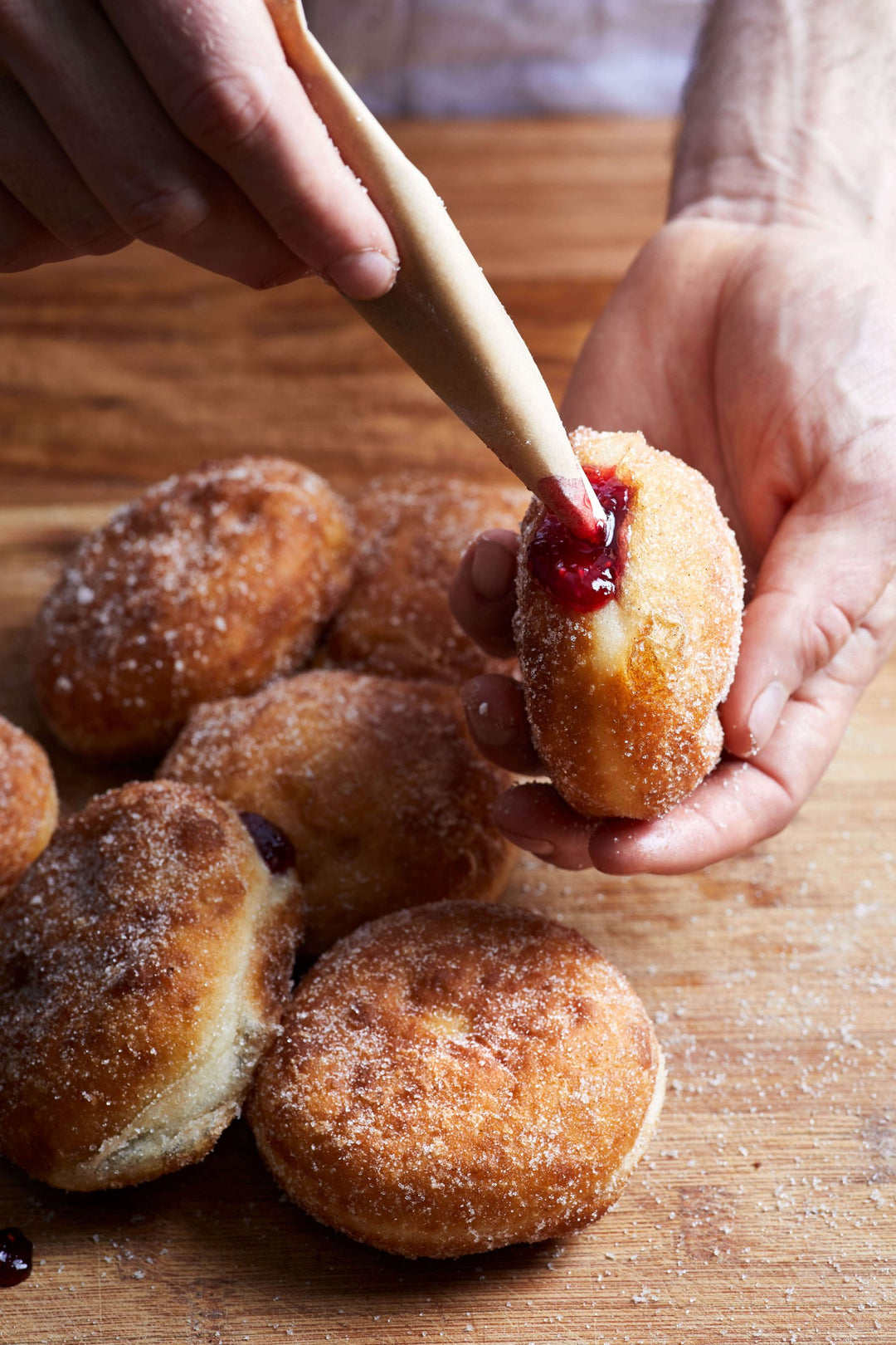 Vegan Raspberry Doughnuts