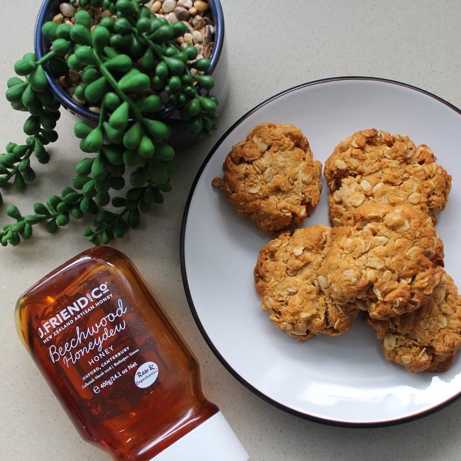 Honey Anzac Biscuits