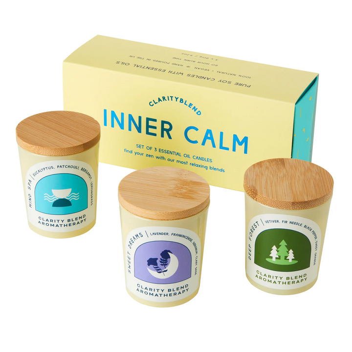 Inner Calm - Aromatherapy Candles Gift Set (3 x 90g)