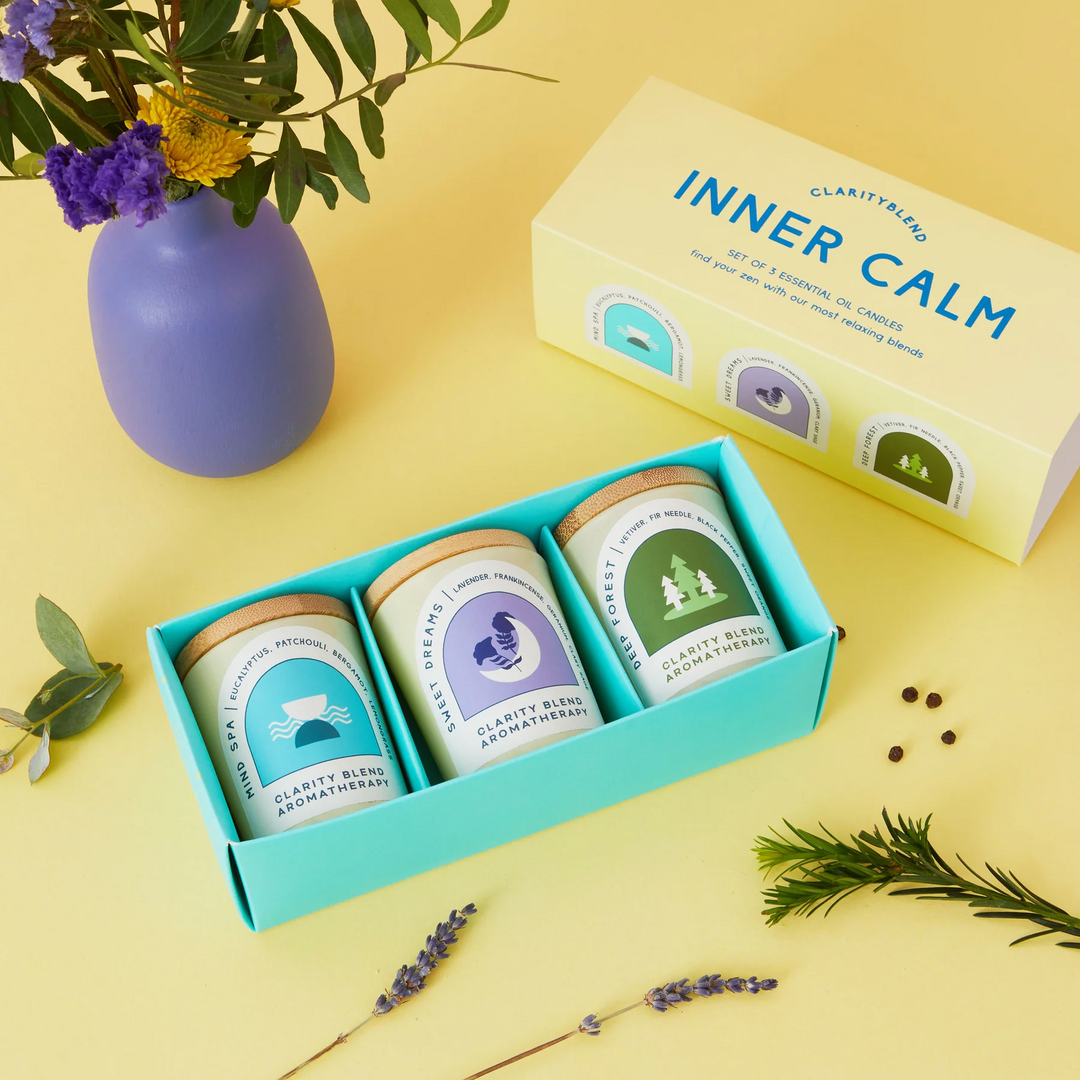 Inner Calm - Aromatherapy Candles Gift Set (3 x 90g)