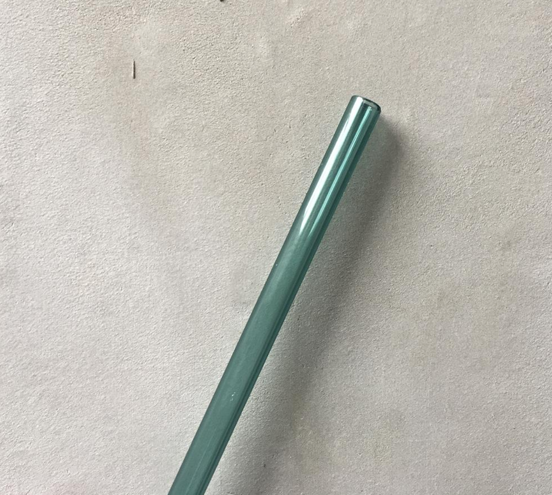 Green Glass Straw 8mm*180mm