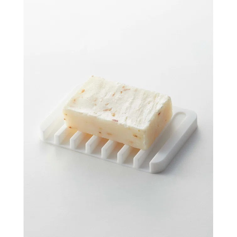 Silicone Soap Tray - White - Slowood