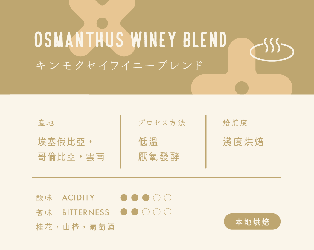 coffee Drip Bag - Osmanthus Winey Blend - Slowood