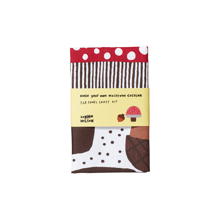 Make Your Own Mushroom Cushion Tea Towel Craft Kit - Slowood