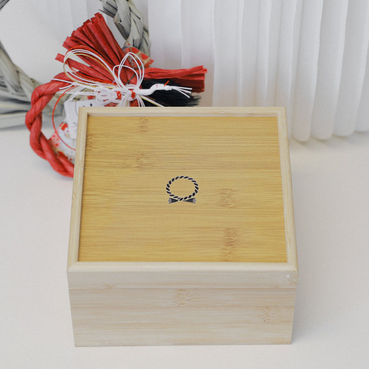 Bamboo New Year Candy Box - Four Grids