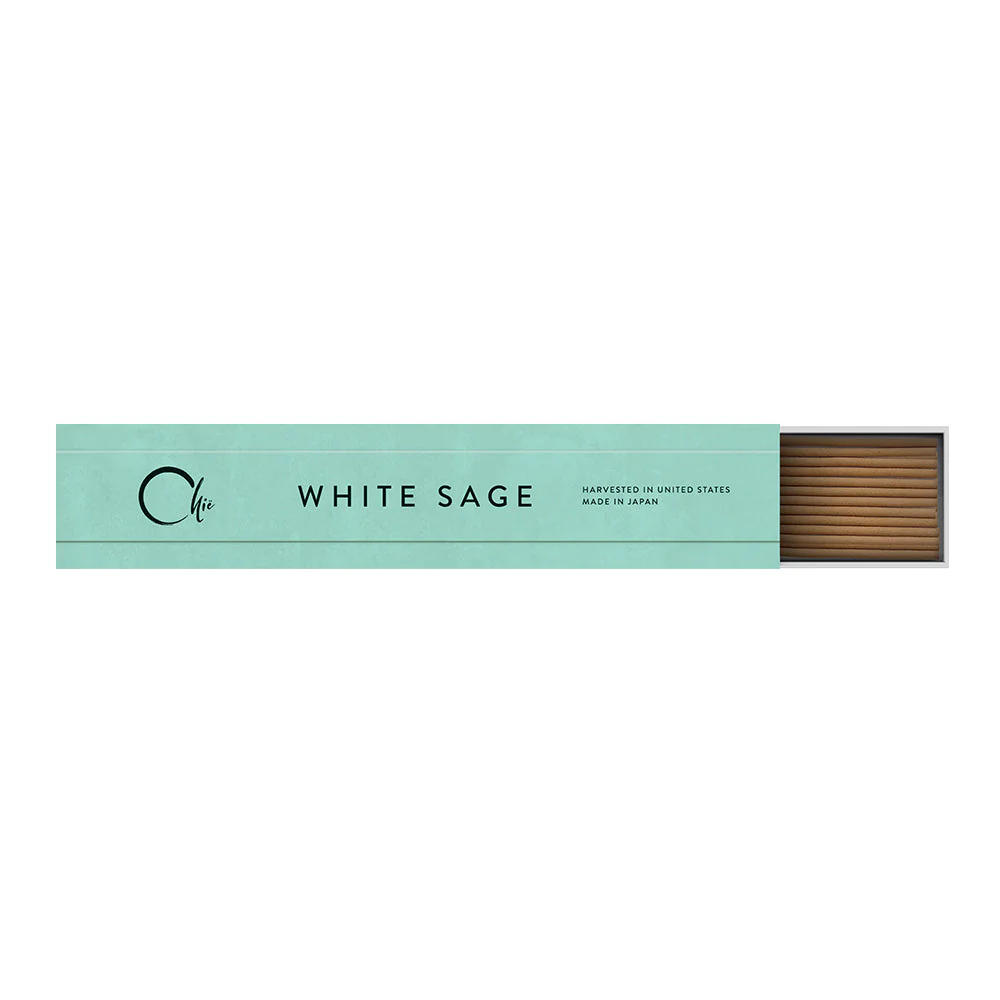 White Sage Incense (30 sticks with holder)