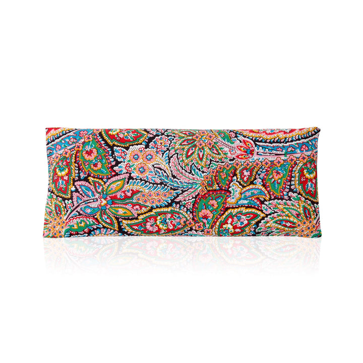 Lavender Relaxation Eye Pillow - Red Paisley Pattern