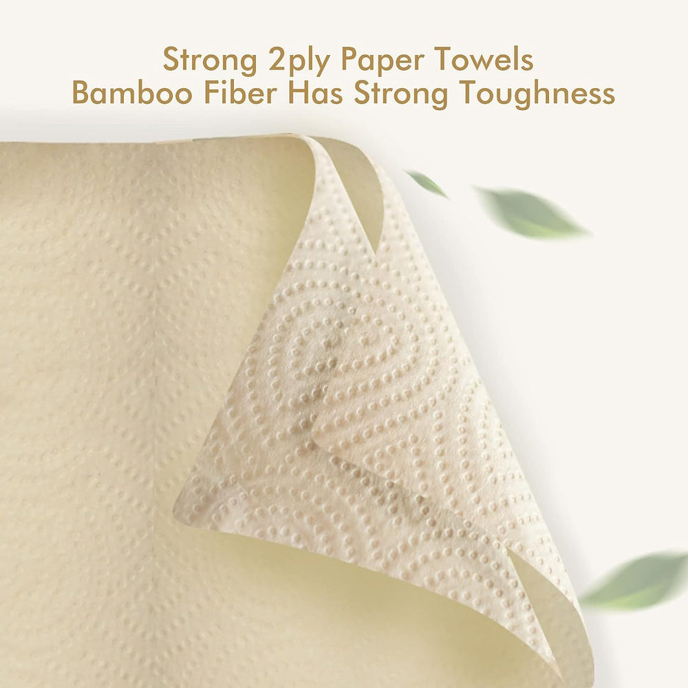 Bamboo Pulp Kitchen Paper Roll (4 Rolls) - Slowood