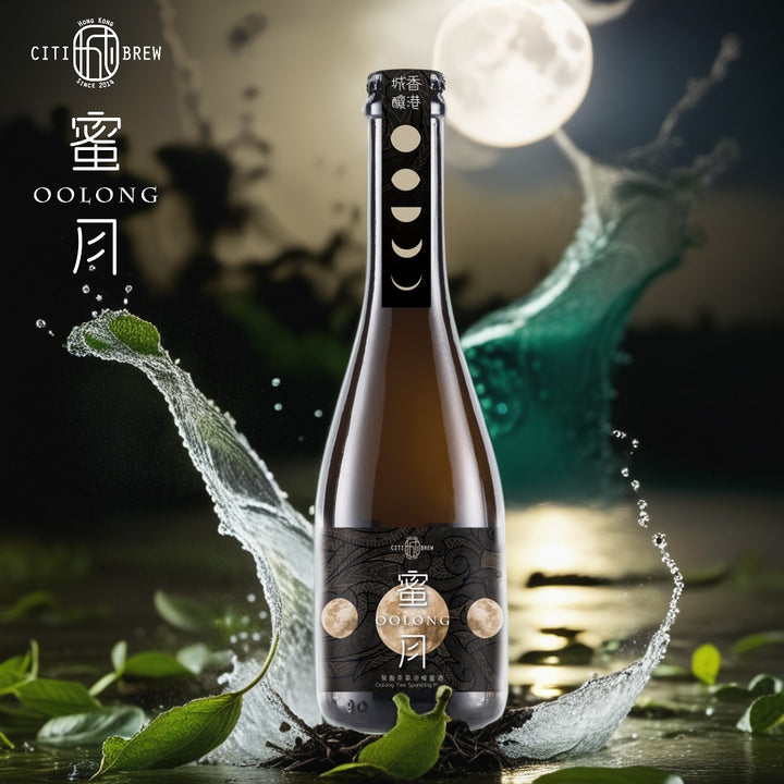 HoneyMoon Oolong” Oolong Tea Sparkling Mead 375ml - Slowood