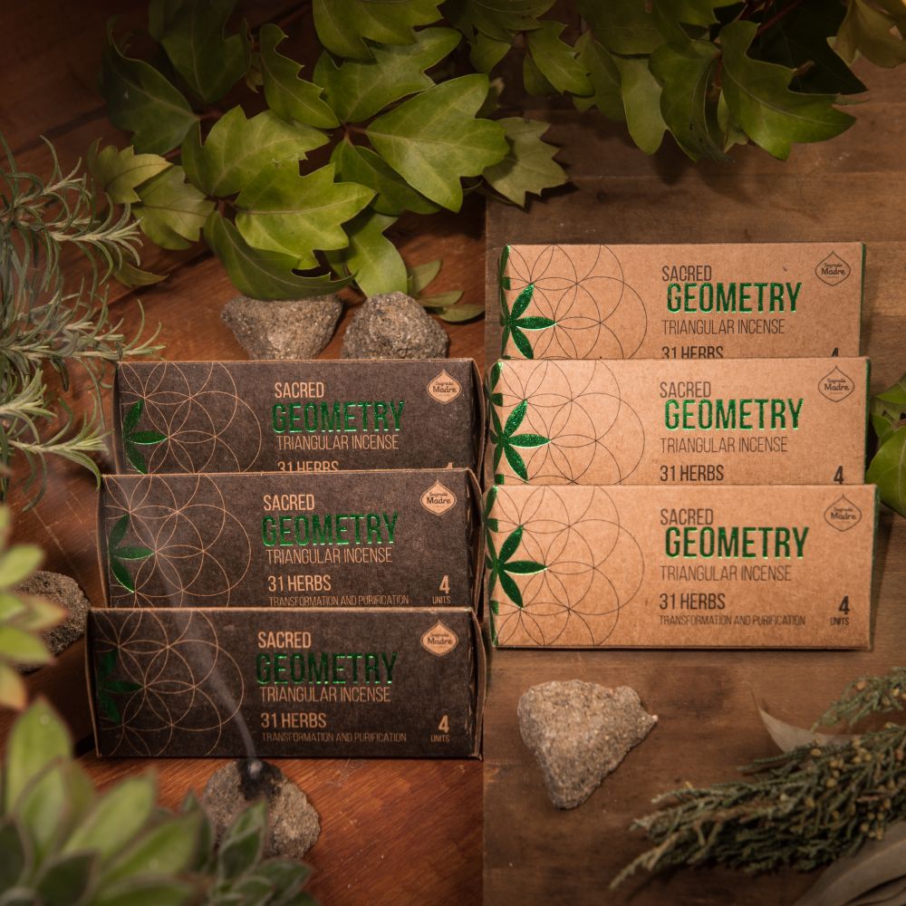 Incense Triangular Sacred Geometry - 31 Herbs - Slowood