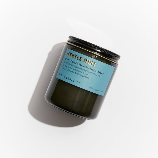 Myrtle Mint Soy Candle - Slowood