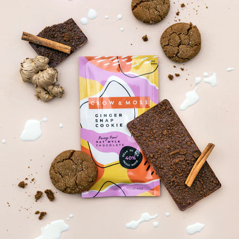 Gingersnap Cookie and Oat Mylk Bar 40% - Slowood