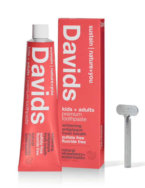 Natural Toothpaste - Strawberry Watermelon Kids & Adult - Slowood