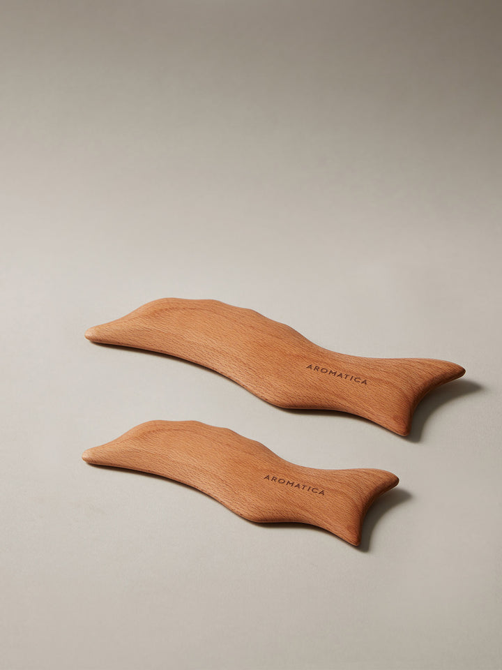 Wood Dolphin Face & Body Massager - Slowood