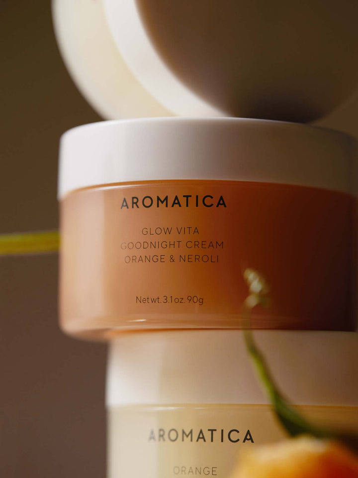 Orange & Neroli Glow Vita Goodnight Cream 90g - Slowood