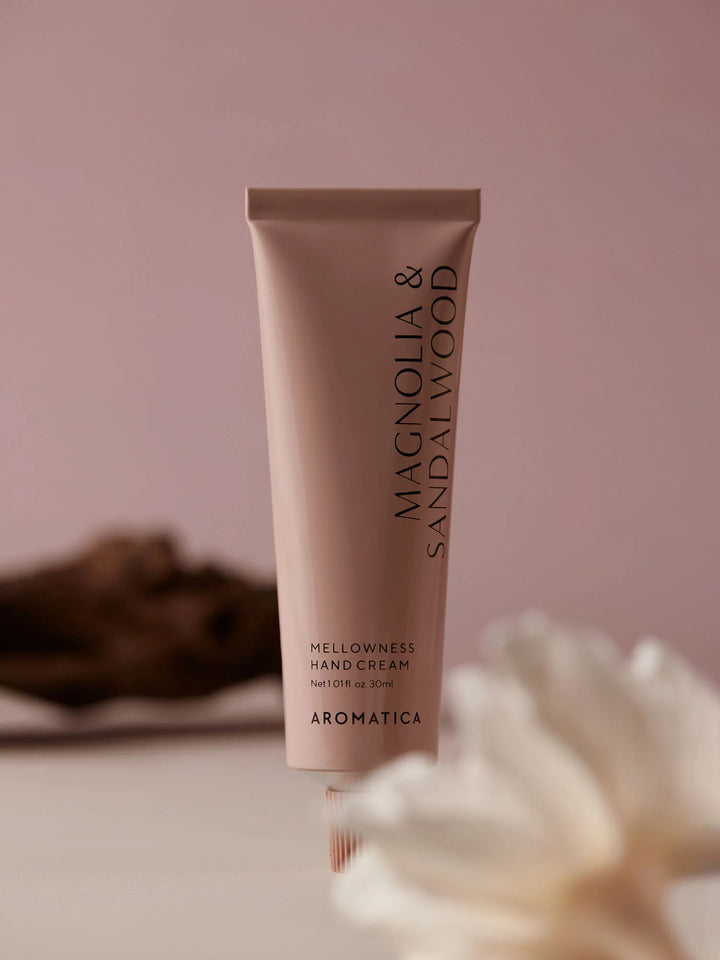 Mellowness Hand Cream - Magnolia & Sandalwood 30g - Slowood