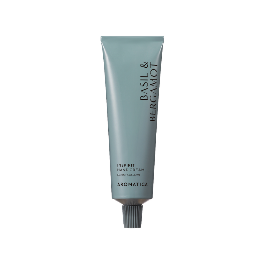 Inspirit Hand Cream - Basil & Bergamot 30g - Slowood