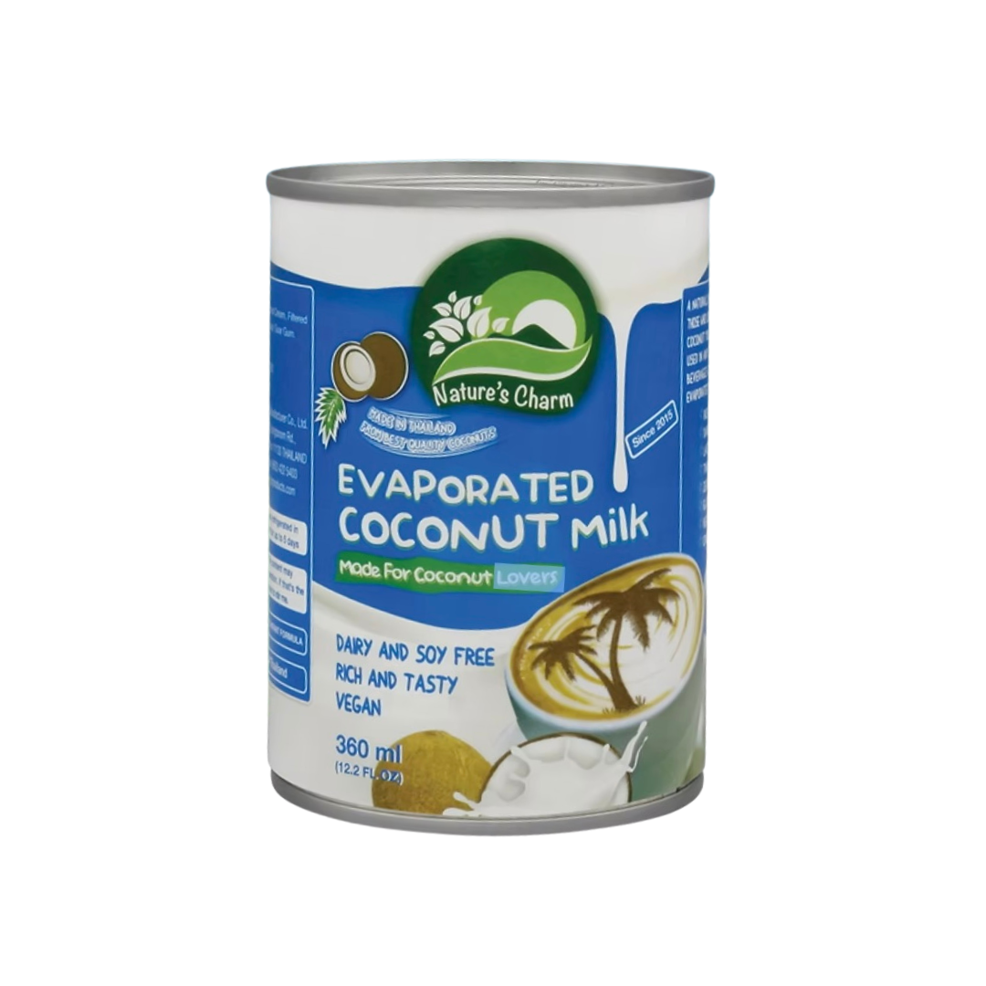 Evaporated coconut milk