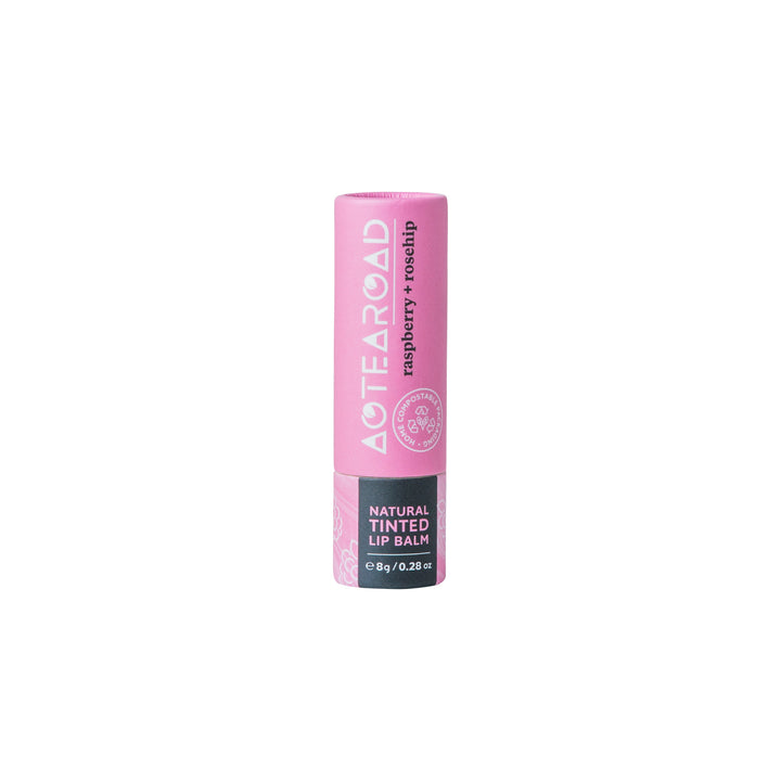 Organic Lip Balm Raspberry + Rosehip 8g - Slowood