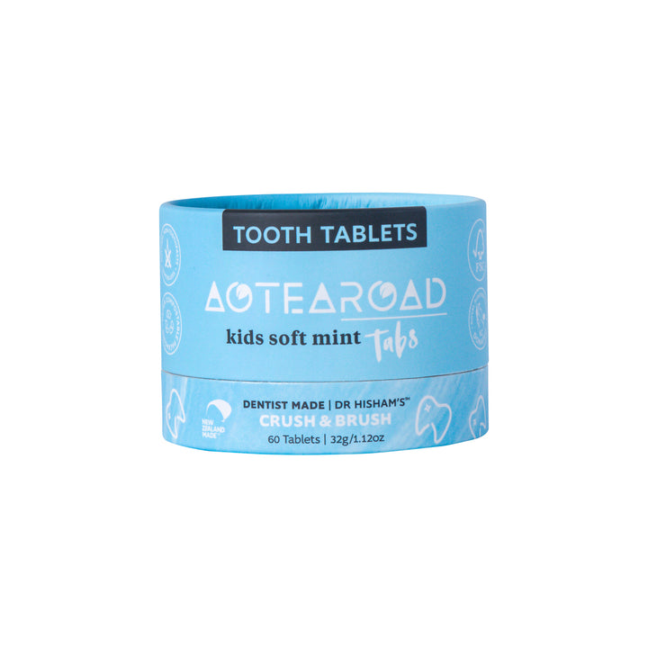 Aotearoad Tooth Paste Tablets Soft Mint (60 Tablets) - Slowood