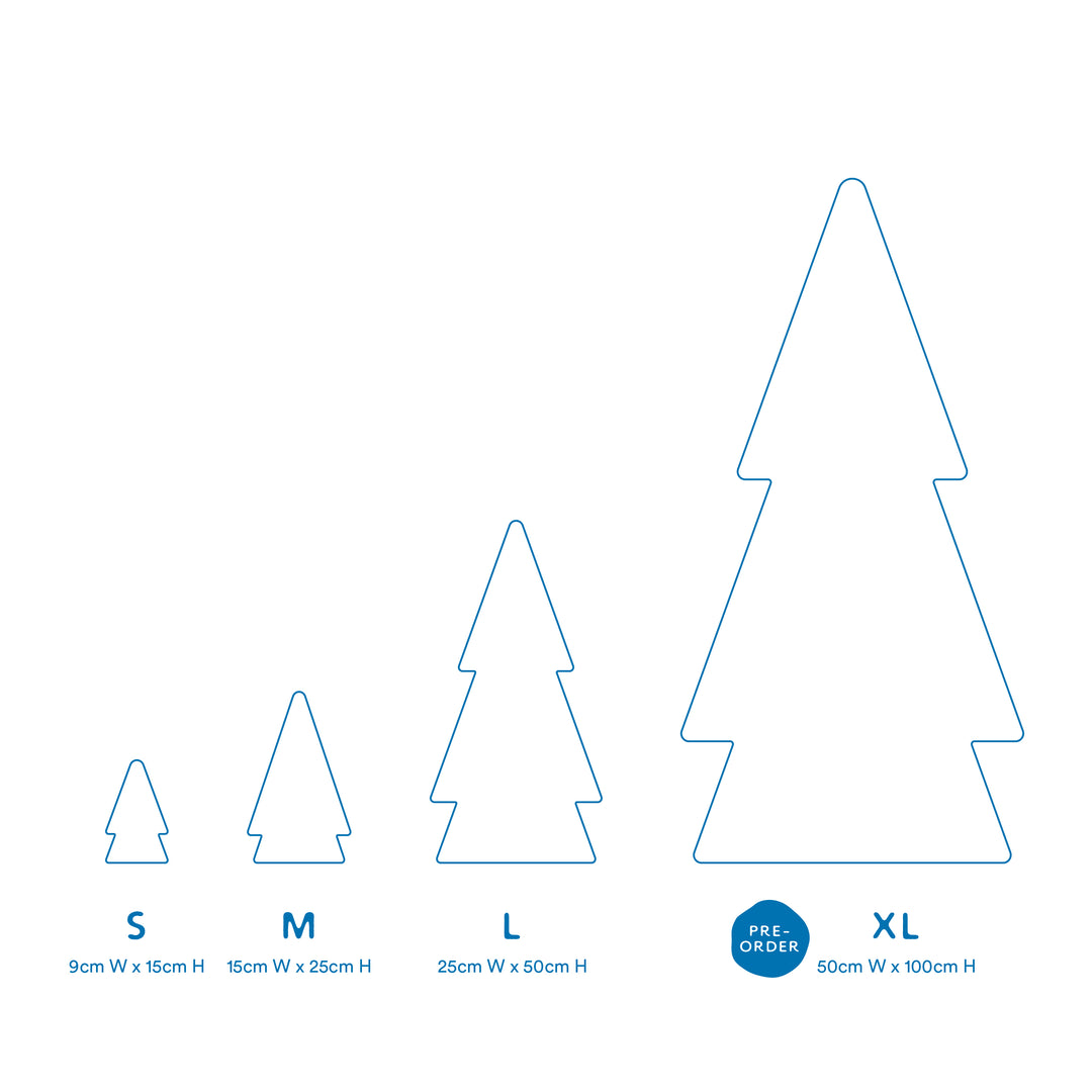 Sustainable Christmas Tree - XL (1 METER) (Pre-order and FREE delivery)