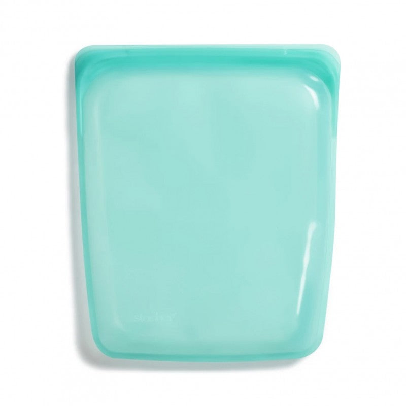 Reusable Silicone Half Gallon Bag (Aqua) - Slowood