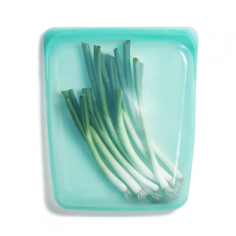 Reusable Silicone Half Gallon Bag (Aqua) - Slowood