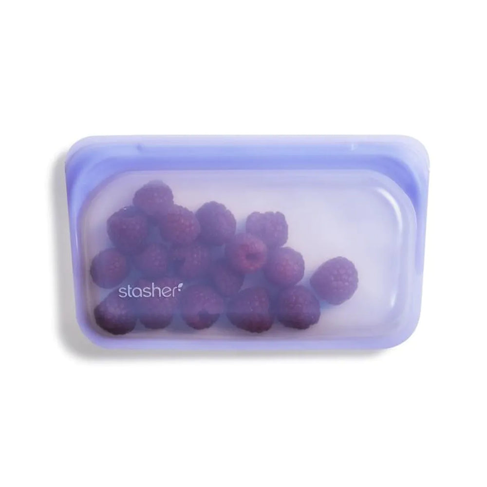 Reusable Silicone Snack Bag (Amethyst) - Slowood