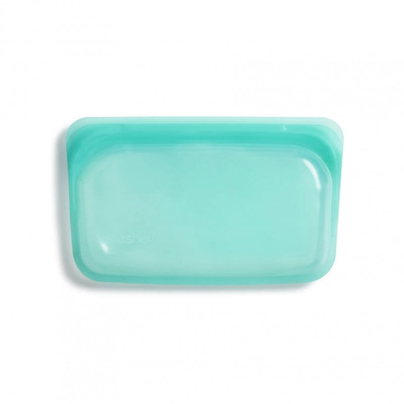 Reusable Silicone Snack Bag (Aqua) - Slowood