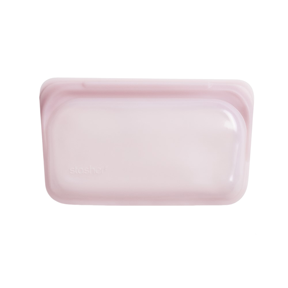 Reusable Silicone Snack Bag (Rose Quartz) - Slowood