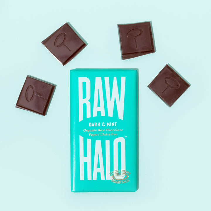 Dark & Mint Vegan Chocolate 35g - Slowood