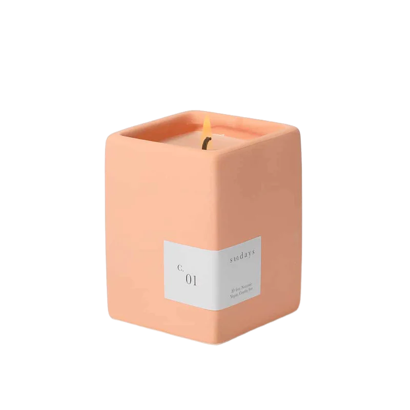 Smoked Hemp and Flowers Candle 6.4 oz - Slowood