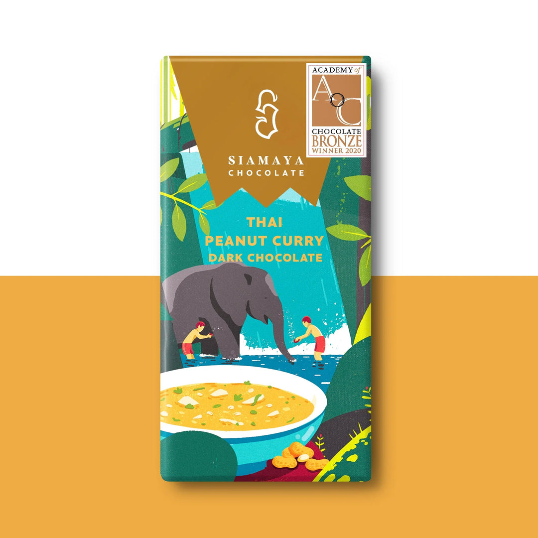 Massaman Peanut Curry 60% Dark Chocolate - Slowood