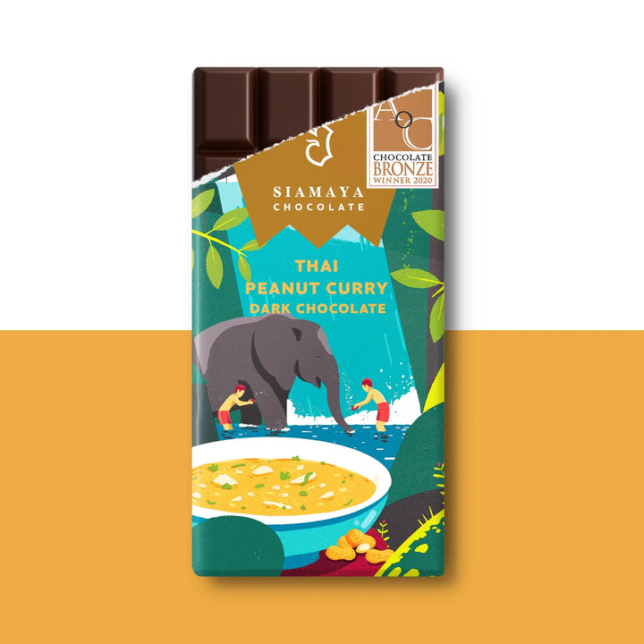 Massaman Peanut Curry 60% Dark Chocolate - Slowood