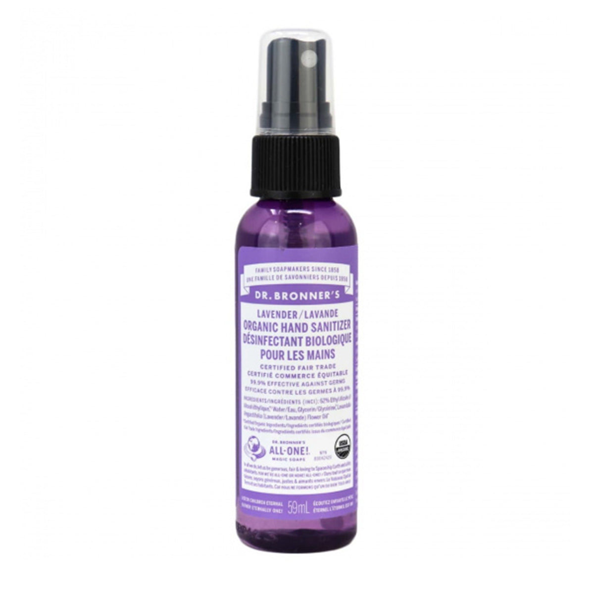 Organic Lavender Hand Sanitizer 60ml – Slowood