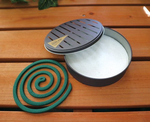 Round Mosquito Coil Stand - Black - Slowood