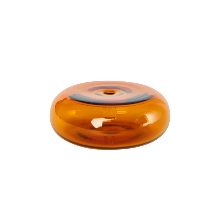 Glass Incense Holder - Amber - Slowood