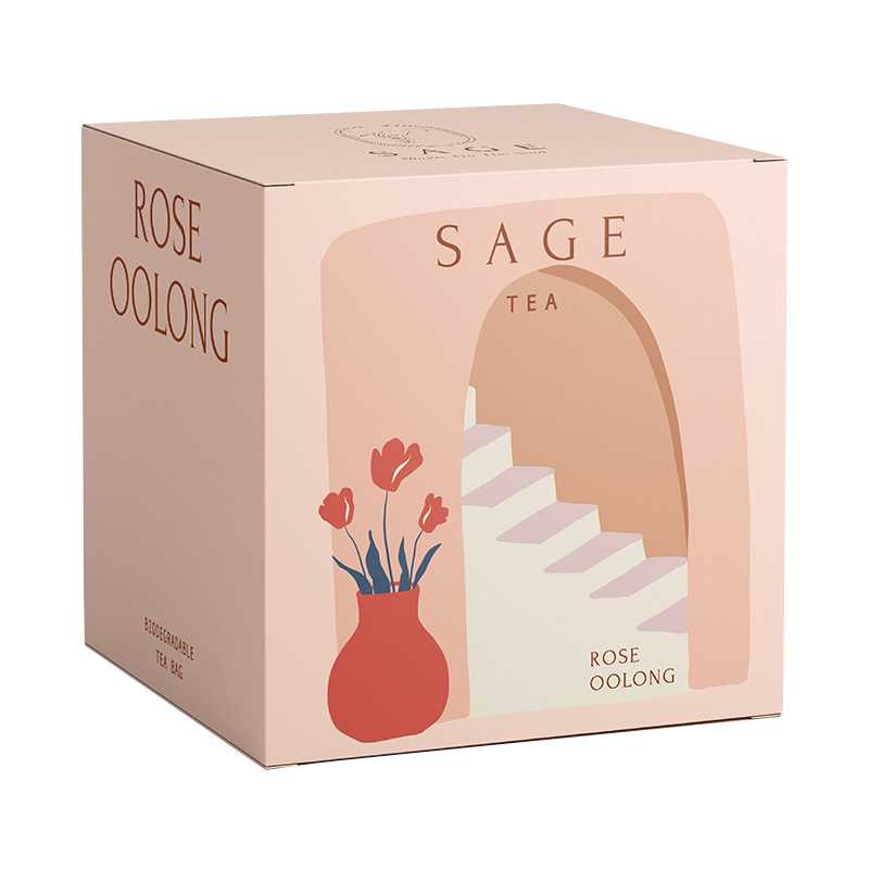 Rose Oolong Tea Bag in Can (10pcs) - Slowood