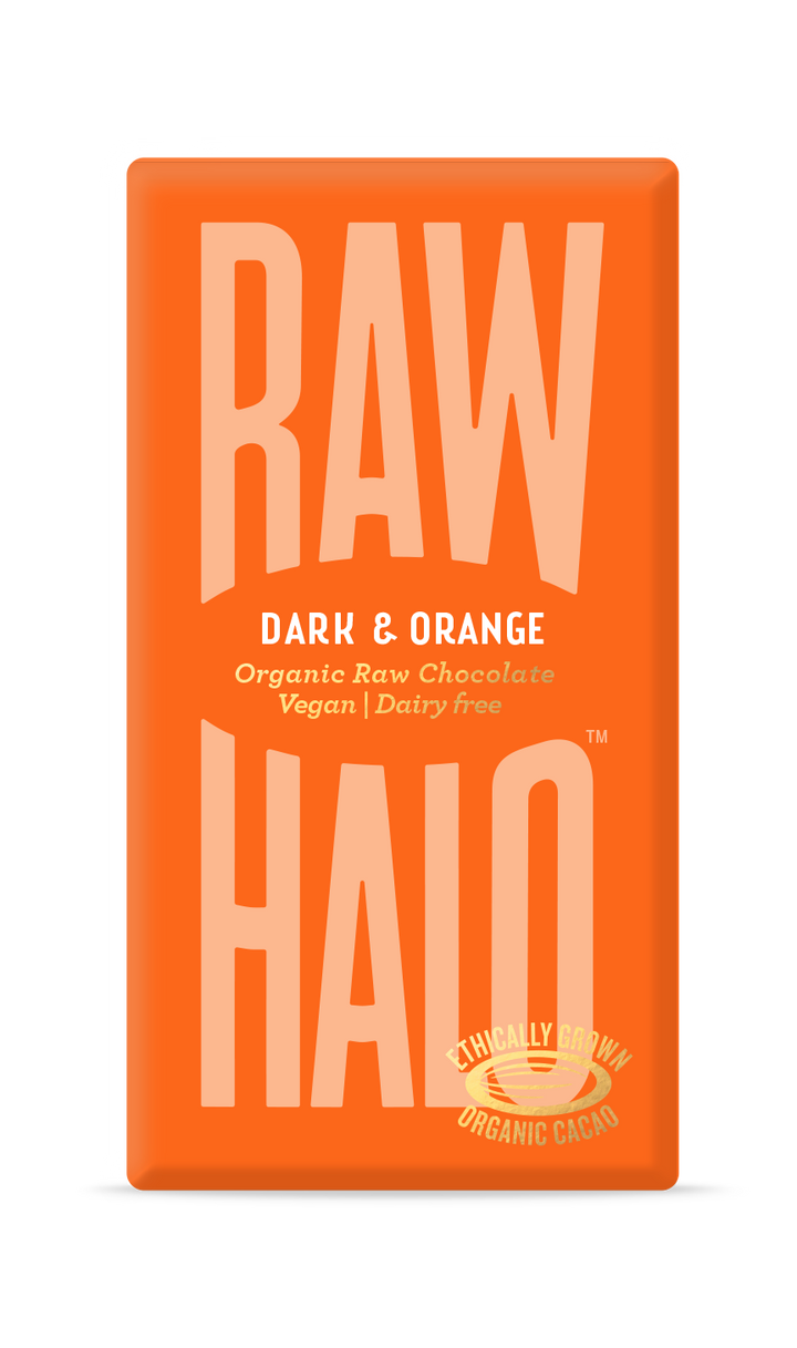 Dark & Orange Vegan Chocolate 35g - Slowood