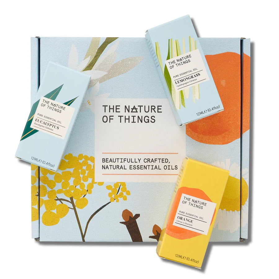 Gift Set - Freshen Up (Lemongrass, Orange, Eucalyptus) - Slowood