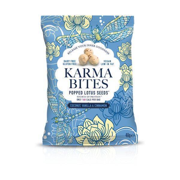 Coconut & Vanilla Popped Lotus Seeds 25g - Slowood