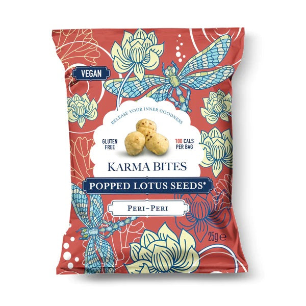 Peri-Peri Popped Lotus Seeds 25g - Slowood