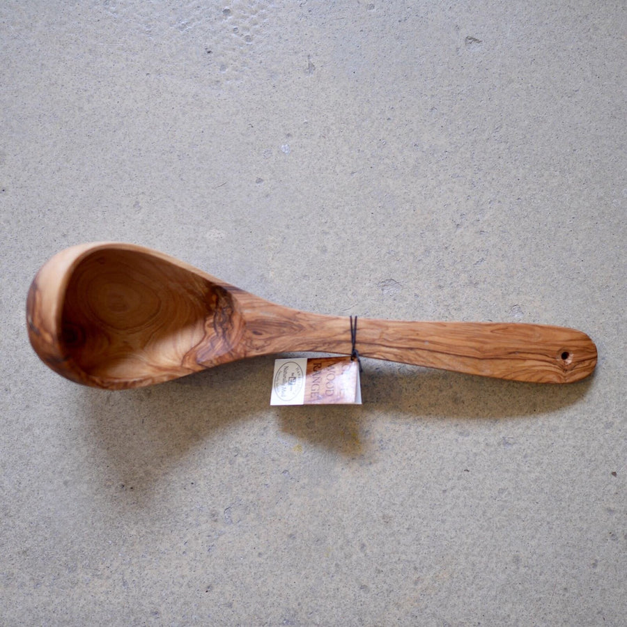 OLIVE WOOD LADLE 12" - Slowood