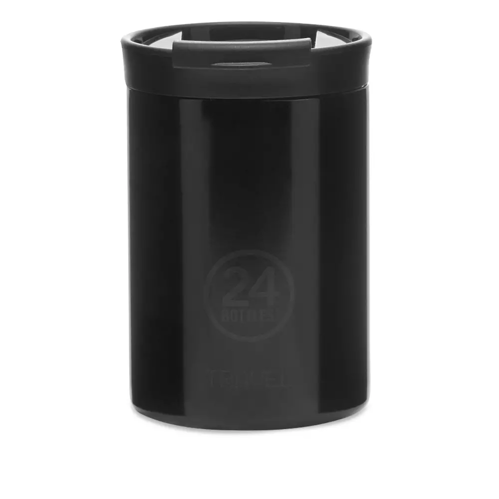 24 Bottles Travel Tumbler Stone Black 350ml - Slowood