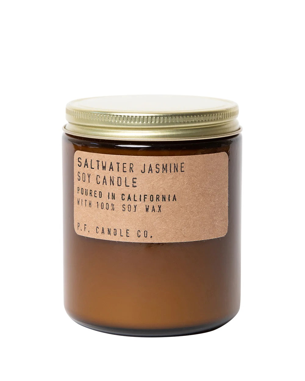 Saltwater Jasmine Soy Candle - Slowood