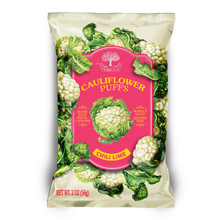 Cauliflower Puffs Chili Lime 56g - Slowood