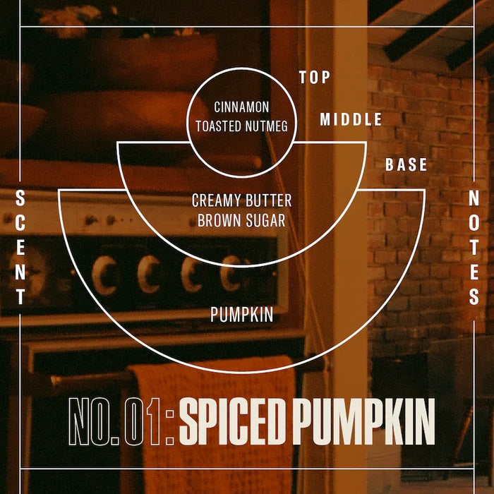 Spiced Pumpkin Soy Candle - Slowood