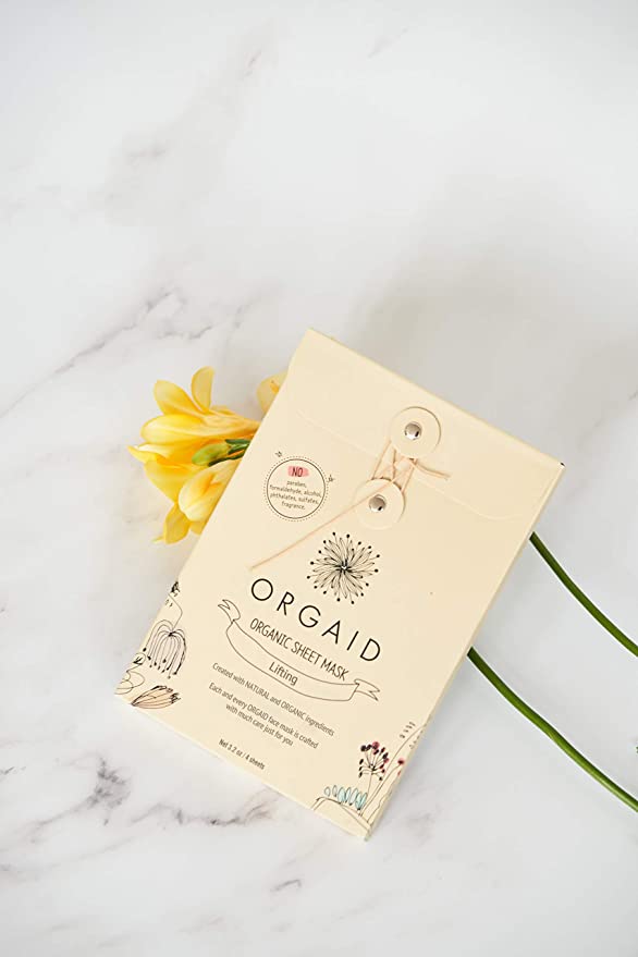 Organic Sheet Mask - Greek Yogurt & Nourishing (4-Pack) - Slowood