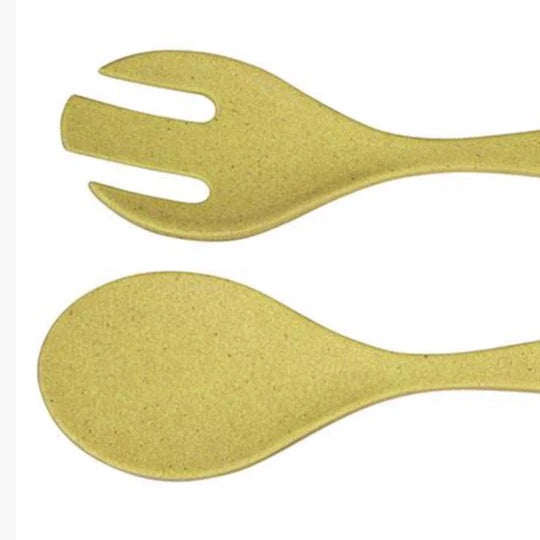 2-piece salad servers set - 2 Yellow - Slowood