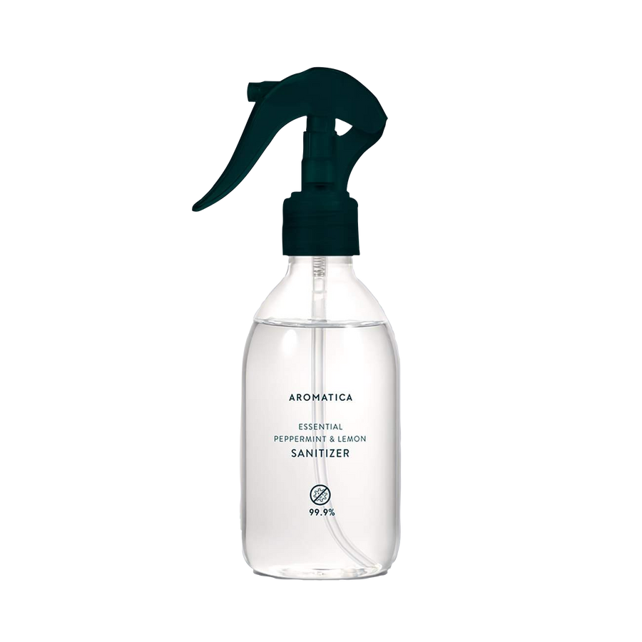 Essential Sanitizer Peppermint & Lemon 200ml - Slowood